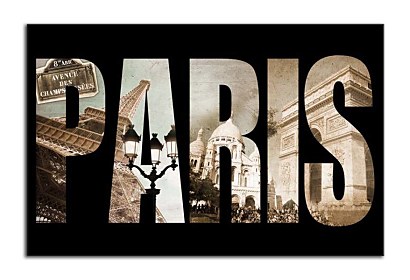 Fototapeta Nápis Paris 24850